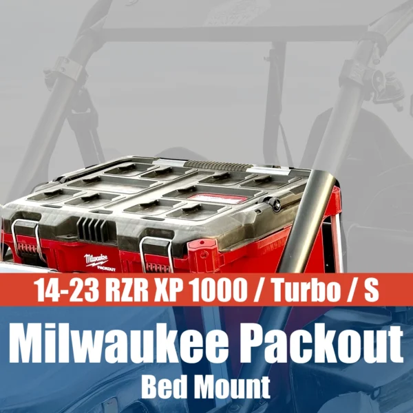 Milwaukee Packout Mount for 2014-2023 Polaris RZR XP / XP Turbo / Turbo S