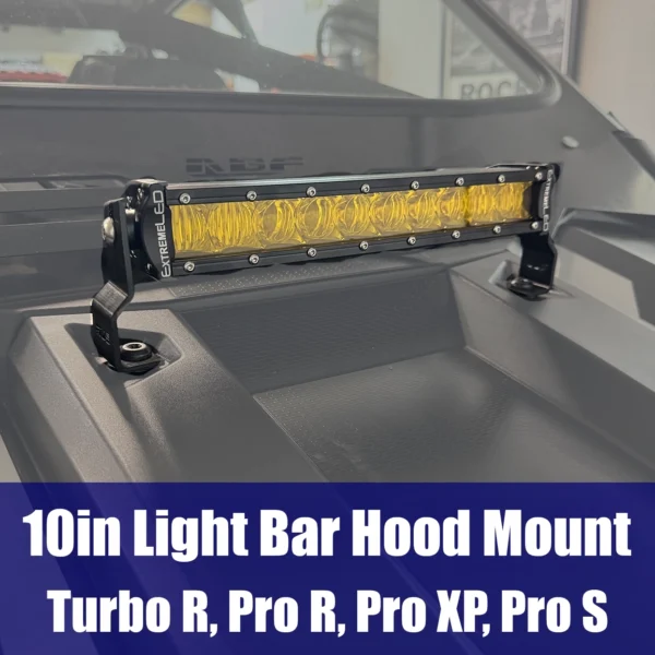 10in Light Bar Hood Mount  - RZR Turbo R / Pro R / Pro XP / Pro S