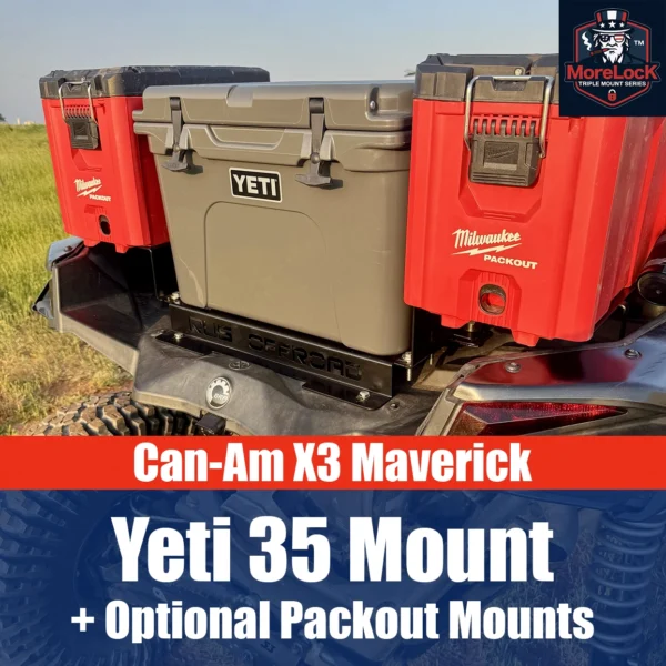 Can-Am X3 Maverick - Yeti 35 Mount - MoreLock Triple Series v2