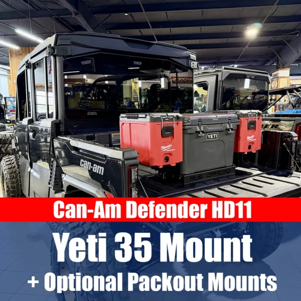 Can-Am Defender HD11 - Yeti 35 Mount - MoreLock Triple Series