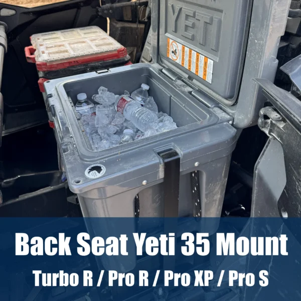 Back Seat Yeti 35 Mount - RZR Turbo R, Pro R, Pro XP, Pro S