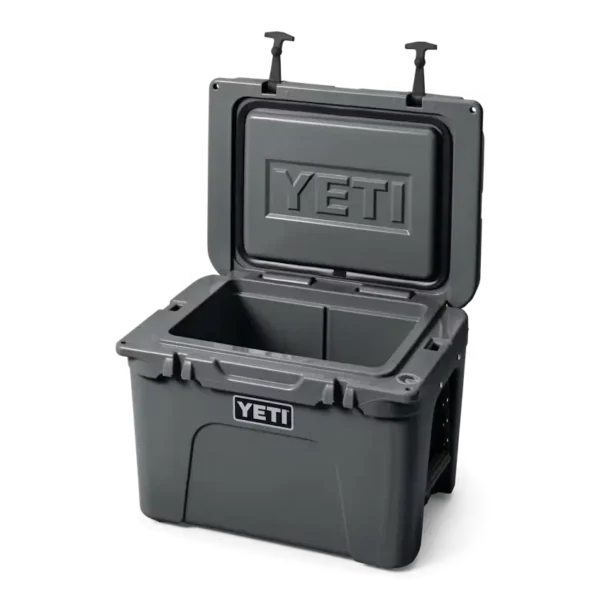 W-220078_1H23_Color_Launch_site_studio_Hard_Coolers_Tundra_35_Charcoal_3qtr_Lid_Up_3436_Primary_B_2400x2400