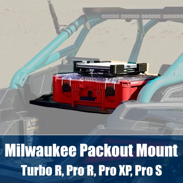 Milwaukee Packout Mount for Polaris RZR Turbo R / Pro R / Pro XP / Pro S