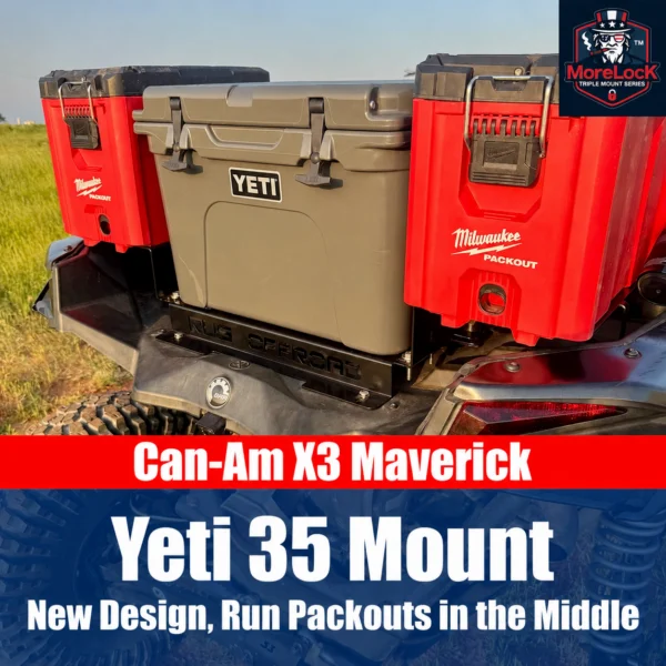 Can-Am X3 Maverick - Yeti 35/Packout Mount v3