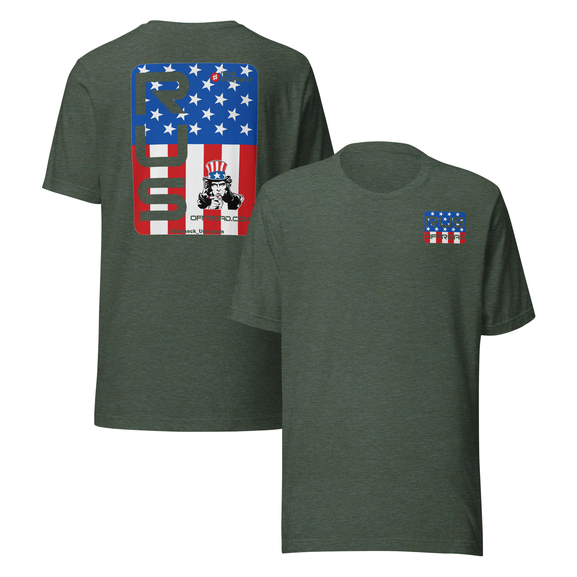 unisex-staple-t-shirt-heather-forest-front-and-back-67d87789bf36a.jpg