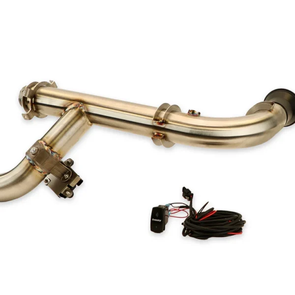 Trinity Racing - SIDE PIECE Header Pipe with Electronic Cutout - Can-Am Maverick X3