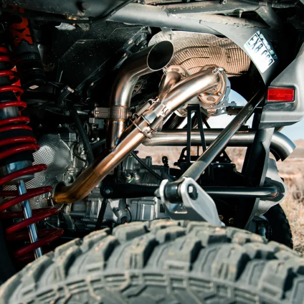 Trinity Racing - Can-Am Maverick R Sidepiece Valved Head Pipe