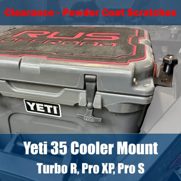 CLEARANCE (Scratched) - Yeti 35 Quart Tundra Cooler Mount for Polaris RZR Turbo R / Pro XP / Pro S