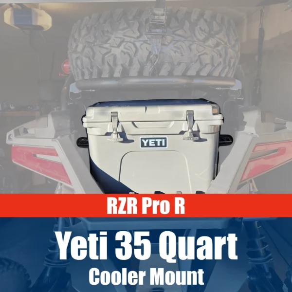 Yeti 35 Quart Tundra Cooler Mount for Polaris RZR Pro R
