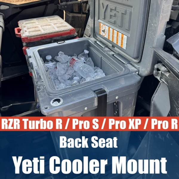 Back Seat Yeti 35 Mount - RZR Turbo R, Pro R, Pro XP, Pro S
