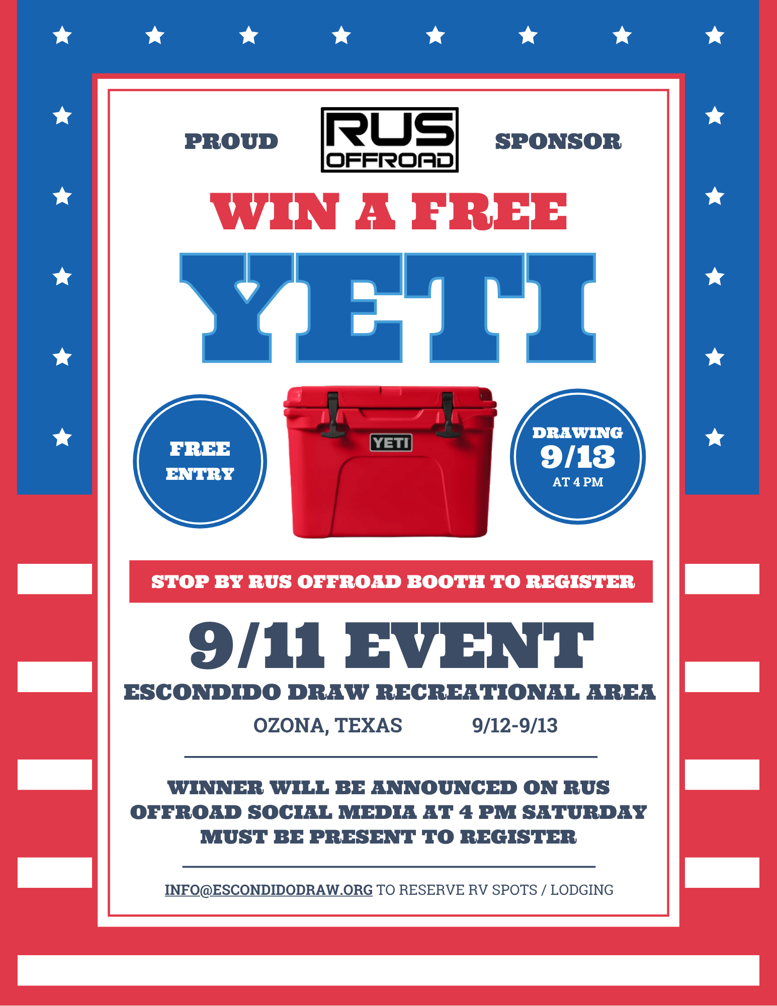 911 Event - Flyer