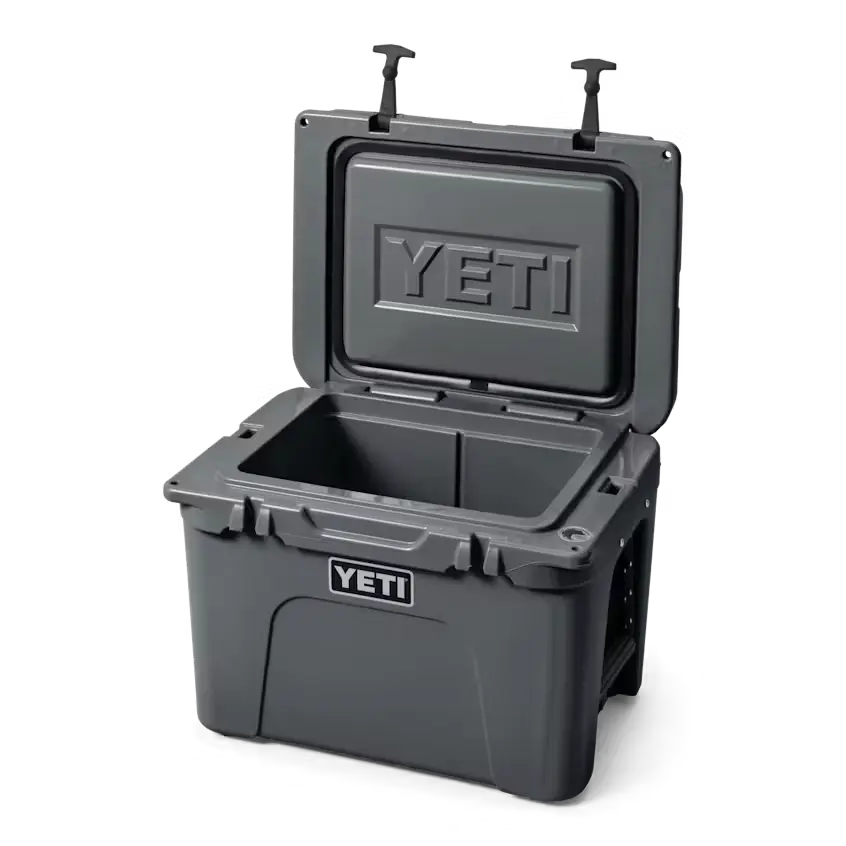 W-220078_1H23_Color_Launch_site_studio_Hard_Coolers_Tundra_35_Charcoal_3qtr_Lid_Up_3436_Primary_B_2400x2400